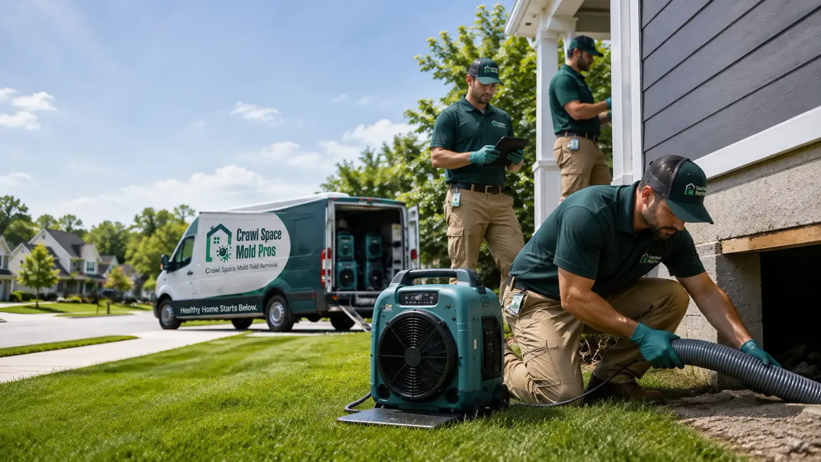 Crawl Space Mold Removal in Broughton, IL